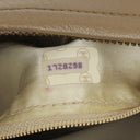 Chanel Vintage CC Beige Quilted Lambskin Camera Tassel Bag