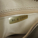 Chanel Vintage CC Beige Quilted Lambskin Camera Tassel Bag