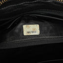 Chanel Vintage CC Black Quilted Lambskin Camera Tassel Bag