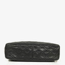 Chanel Vintage CC Black Quilted Lambskin Camera Tassel Bag