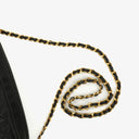 Chanel Vintage CC Black Quilted Lambskin Camera Tassel Bag