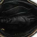 Chanel Vintage CC Black Quilted Lambskin Camera Tassel Bag