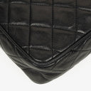 Chanel Vintage CC Black Quilted Lambskin Camera Tassel Bag