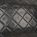 Chanel Vintage CC Black Quilted Lambskin Camera Tassel Bag