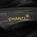 Chanel Vintage CC Black Quilted Lambskin Camera Tassel Bag