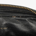 Chanel Vintage CC Black Quilted Lambskin Camera Tassel Bag