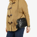 Chanel Vintage CC Black Quilted Lambskin Camera Tassel Bag