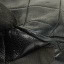Chanel Vintage CC Black Quilted Lambskin Camera Tassel Bag