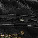 Chanel Vintage CC Black Quilted Lambskin Camera Tassel Bag