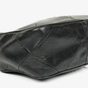 Chanel Vintage CC Black Quilted Lambskin Camera Tassel Bag