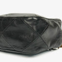 Chanel Vintage CC Black Quilted Lambskin Camera Tassel Bag