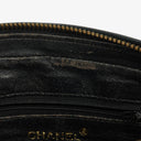 Chanel Vintage CC Black Quilted Lambskin Camera Tassel Bag