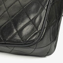 Chanel Vintage CC Black Quilted Lambskin Camera Tassel Bag