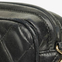 Chanel Vintage CC Black Quilted Lambskin Camera Tassel Bag