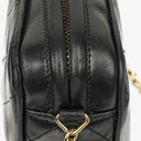 Chanel Vintage CC Black Quilted Lambskin Camera Tassel Bag