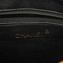 Chanel Vintage CC Black Quilted Lambskin Camera Tassel Bag