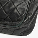 Chanel Vintage CC Black Quilted Lambskin Camera Tassel Bag