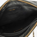 Chanel Vintage CC Black Quilted Lambskin Camera Tassel Bag