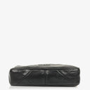 Chanel Vintage CC Black Quilted Lambskin Medium Camera Tassel Shoulder Bag