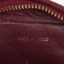 Chanel Vintage CC Burgundy Quilted Lambskin Camera Tassel Bag