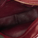 Chanel Vintage CC Burgundy Quilted Lambskin Camera Tassel Bag