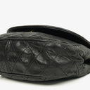 Chanel Vintage CC Diamond Black Quilted Lambskin Tassel Bag