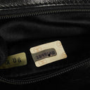 Chanel Vintage CC Diamond Black Quilted Lambskin Tassel Bag