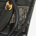 Chanel Diana Black Vertical Quilted Lambskin Single Flap Bag With 24K Gold-Plated Hardware