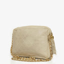 Chanel Vintage CC Quilted Lambskin Camera Tassel Bag