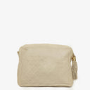 Chanel Vintage CC Quilted Lambskin Camera Tassel Bag