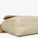 Chanel Vintage CC Quilted Lambskin Camera Tassel Bag