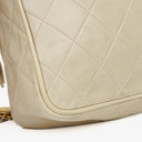 Chanel Vintage CC Quilted Lambskin Camera Tassel Bag