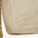 Chanel Vintage CC Quilted Lambskin Camera Tassel Bag