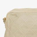 Chanel Vintage CC Quilted Lambskin Camera Tassel Bag