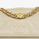 Chanel Vintage CC Quilted Lambskin Camera Tassel Bag