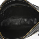 Chanel Vintage CC Tassel Camera Bag In Black Quilted Lambskin With Gold Hardware