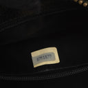 Chanel Vintage CC Tassel Camera Bag In Black Quilted Lambskin With Gold Hardware