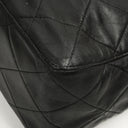 Chanel Vintage CC Turnlock Box Bag Black Quilted Lambskin 24K Gold-Plated Hardware