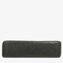 Chanel Vintage Classic Double Flap Bag Black Quilted Lambskin 24K Gold-Plated Hardware
