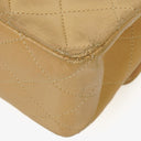 Chanel Vintage Classic Double Flap Bag in Quilted Beige Lambskin with 24K Gold-Plated Hardware