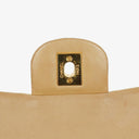 Chanel Vintage Classic Double Flap Bag in Quilted Beige Lambskin with 24K Gold-Plated Hardware