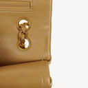 Chanel Vintage Classic Double Flap Bag in Quilted Beige Lambskin with 24K Gold-Plated Hardware