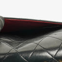 Chanel Vintage Classic Double Flap Bag in Quilted Black Lambskin with 24K Gold-Plated Hardware