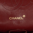 Chanel Vintage Classic Double Flap Bag in Quilted Black Lambskin with 24K Gold-Plated Hardware