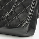 Chanel Vintage Classic Double Flap Bag in Quilted Black Lambskin with 24K Gold-Plated Hardware