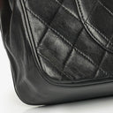 Chanel Vintage Classic Double Flap Bag in Quilted Black Lambskin with 24K Gold-Plated Hardware