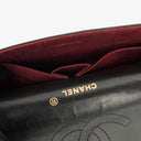 Chanel Vintage Classic Double Flap Bag in Quilted Black Lambskin with 24K Gold-Plated Hardware