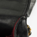 Chanel Vintage Classic Double Flap Bag in Quilted Black Lambskin with 24K Gold-Plated Hardware