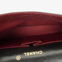 Chanel Vintage Classic Double Flap Bag in Quilted Black Lambskin with 24K Gold-Plated Hardware