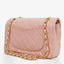 Chanel Vintage Classic Double Flap Bag in Quilted Lambskin with 24K Gold-Plated Hardware